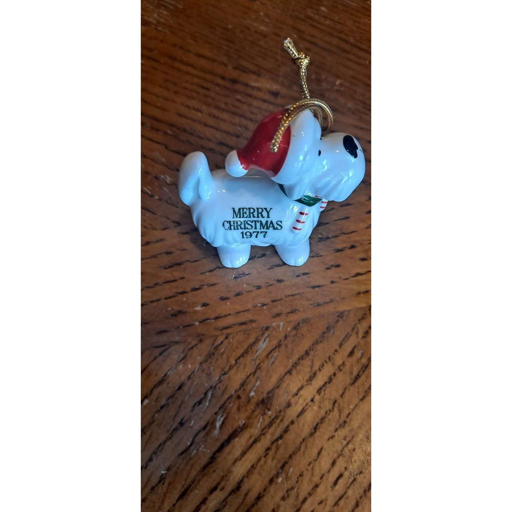 Vintage 1977 Dennis the Menace and Ruff Ornament Set of 2 Dupont Limited Edition